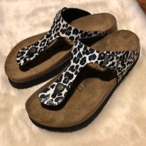 cheetah birkenstocks